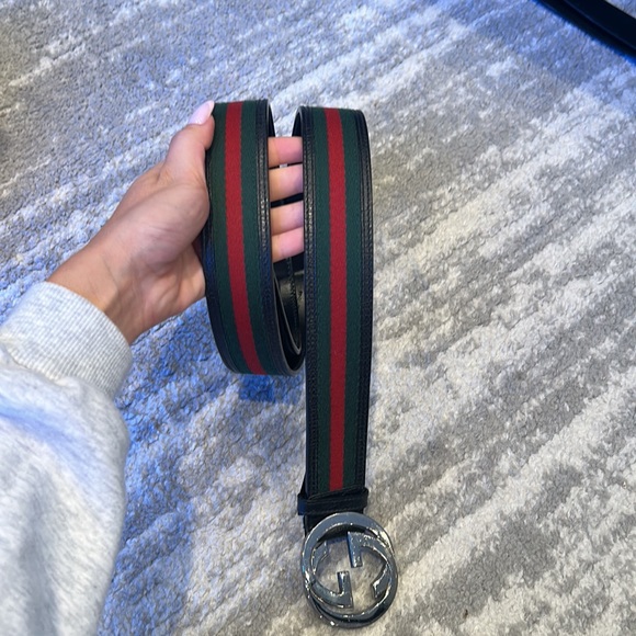 GUCCI LOGO BELT - Picture 1 of 5